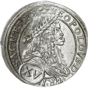 Leopold I. (1657-1705) XV Kreuzer 1674 Vienna