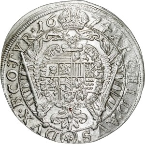 Leopold I. (1657-1705) XV Kreuzer 1674 Vienna
