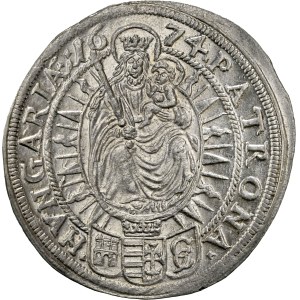 Leopold I. (1657-1705) XV Kreuzer 1674 Pressburg