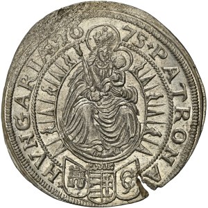 Leopold I. (1657-1705) XV Kreuzer 1675 Pressburg