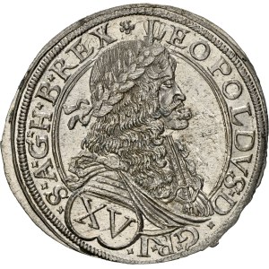 Leopold I (1657–1705) XV kreuzerów, 1676 r., Wiedeń