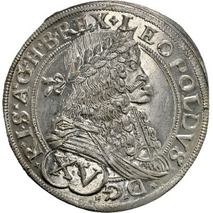 Léopold Ier (1657-1705) 15 Kreuzer, 1676, Pressburg