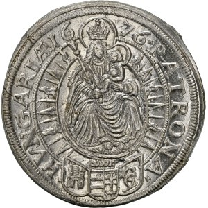 Léopold Ier (1657-1705) 15 Kreuzer, 1676, Pressburg