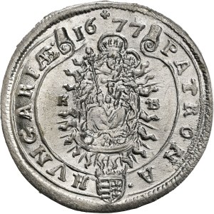 Leopold I. (1657-1705) XV Kreuzer 1677 KB