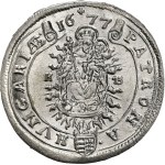 Leopold I. (1657-1705) XV Kreuzer 1677 KB