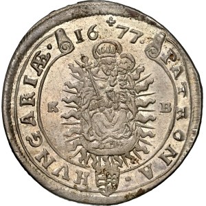 Leopold I (1657–1705) XV Kreuzer 1677 KB