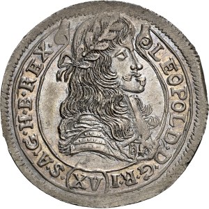 Leopold I. (1657-1705) XV Kreuzer 1677 KB