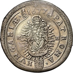 Leopold I. (1657-1705) XV Kreuzer 1677 KB