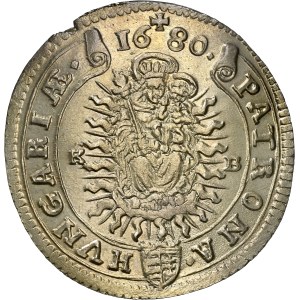 Leopold I. (1657-1705) XV Kreuzer 1680 KB