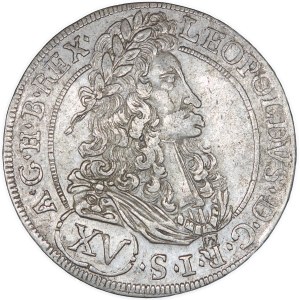 Leopold I. (1657-1705) XV Kreuzer 1694 Hall