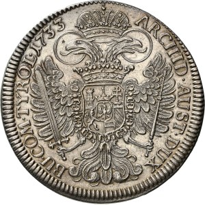 Karl VI. (1711–1740) Thaler 1733 Hall