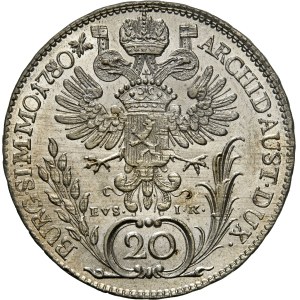 Maria Theresia (1740-1780) 20 Kreuzer 1780 EVS.-I.K.