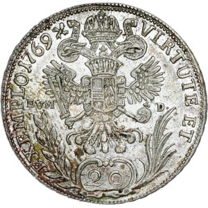 Joseph II. (1765-1790) 20 Kreuzer 1769 B EVM-D