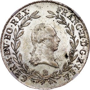 Franciszek I (1792–1835) 20 kreuzerów, 1804 r., seria B