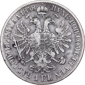 František Josef I. (1848–1916) Gulden 1858 B
