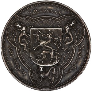 Franz Joseph I. (1848-1916) 3rd Austrian Shooting Festival Silver Medal, 1889