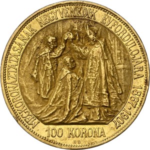 Franz Joseph I. (1848–1916) 100 korún 1907 KB