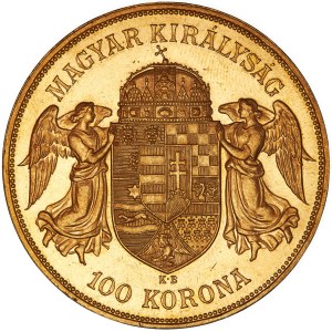 Franz Joseph I. (1848–1916) 100 korún 1908 KB