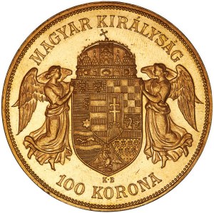 Franz Joseph I. (1848-1916) 100 Korona 1908 KB