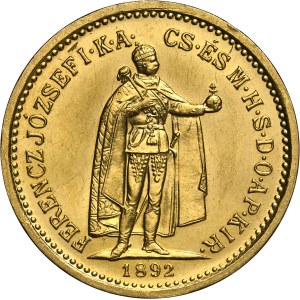 Franciszek Józef I (1848–1916) 10 koron 1892 KB