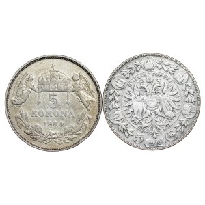 Franz Joseph I. (1848-1916) 5 Korona 1900 Kremnitz, Wien