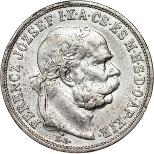 Franz Joseph I. (1848-1916) 5 Korona 1908 KB