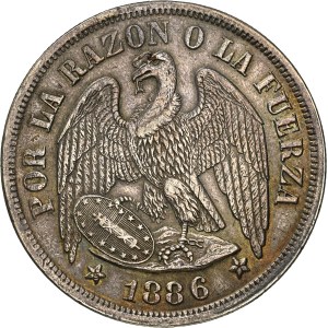 Chile - Un Peso 1886 So