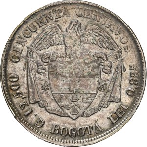 Colombia - 50 Centavos, 1898. Bogota