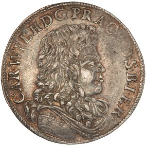 Anhalt-Zerbst. Carl Wilhelm (1667-1718) 2/3 Thaler 1676