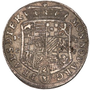 Anhalt-Zerbst. Carl Wilhelm (1667–1718) 2/3 Taler 1678