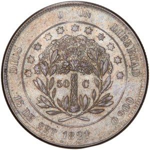Honduras - 50 Centavos 1871 Tegucigalpa