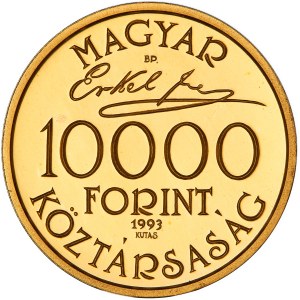 Hungary - Republic gold Proof 10000 Forint 1993 BP