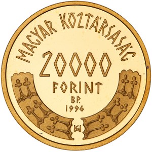 Hungary - Republic gold Proof 20000 Forint 1996 BP