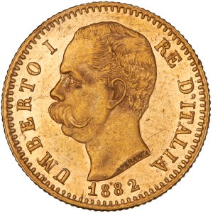 Italy - Umberto I. 20 Lire, 1882 R