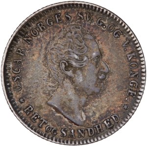 Norwegen – Oscar I., 12 Skilling, 1856