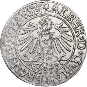 German States - Albert Hohenzollern, Groschen Königsberg 1537