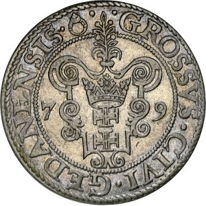 Poland - Stefan Batory Grosz (Groschen) 1579 Danzig