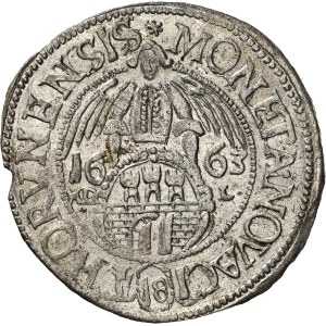 Poland - John II Casimir, 1/4 Thaler Thorn 1663 HDL