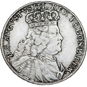Friedrich August II, 1/2 Thaler 1754 EDC