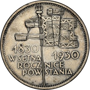 IIe République de Pologne, 5 zlotys, 1930