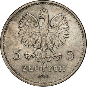 IIe République de Pologne, 5 zlotys, 1930