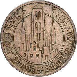Free City of Gdansk - 1923 5 Gulden Danzig