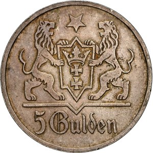 Free City of Gdansk - 1923 5 Gulden Danzig