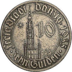 Free City of Gdansk - 1935 10 Gulden Danzig