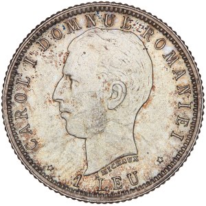 Rumunia – Karol I – 1 leu, 1906 r.