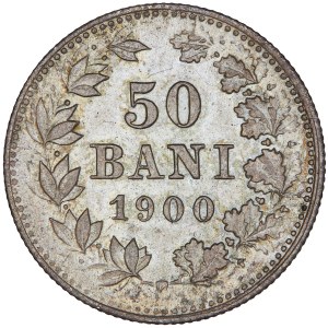 Rumunia – Karol I – 50 bani, 1900 r.