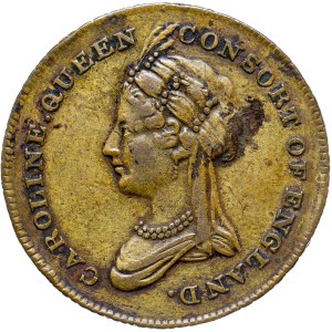 Caroline of Brunswick, Queen Consort of England - 1796 Token