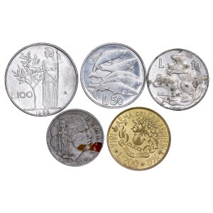 Italian States - Coin LOT - 5 pcs