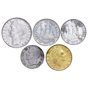 Italian States - Coin LOT - 5 pcs