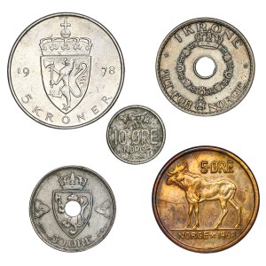 Norway - LOT - 5 pcs